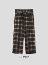 LMN Format Checkered Banding Wide Pants (3 colors)
