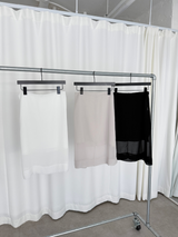 シフォンバンディングスカート (3color)