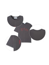 フューチャーセミクロップ半袖Tシャツ (4 Colors)