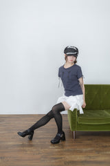 ビッグ リボン パンツ(WHITE)
