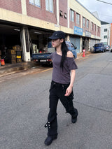  STRAP CARGO BOOTSCUT DENIM