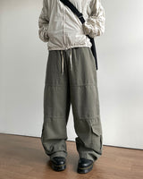 Low Cargo Balloon Pants