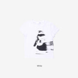 フローラシアープリントTシャツ