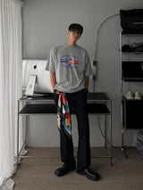 ASCLO アメリカグラフィック半袖Tシャツ (3color)