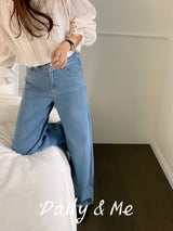 Summer cool wide denim(2color)