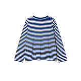 ストライプTシャツ_ロイヤルブルー