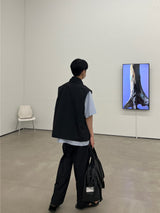 Light two way zip up vest
