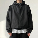 Crush High Neck Hooded Zip-Up Jumper