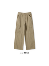 [Unisex] Work pocket cargo wide pants(4color)