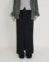 Hakata Stripe Coloring String Knitwear Zip-Up