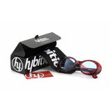 Roswell Original Glossy Red Leopard / Blue Tint Lens