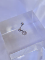 All surgical steel heart cubic piercing