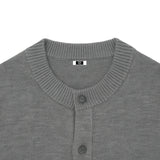 [Unisex] RÉSERVE BUTTON OVER FIT CARDIGAN [GRAY]