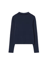 SLIM カラーL/S  (ネイビー)