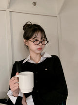 Classic Raglan Round Knit Cardigan (7color)
