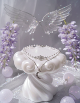 Art Nouveau Moon - necklace