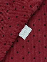【MADE】sppe dot corduroy bag [burgundy]