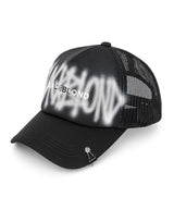 BBD グラフィティメタルロゴトラッカーメッシュキャップ ダークバージョン(Black)