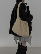 Poodle Wide Fur Shoulder Bag