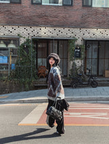 [wool20%] リエルディアモヘアカーディガン