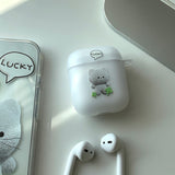 Lucky Cat&Rabbit AirPods Case_matt