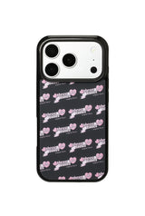 Bubblegum iphone case - charcoal