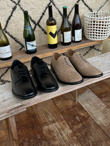 ASCLO Classical Round Derby Shoes (2color)