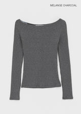 [MADE] ルリンドボートネック長袖Tシャツ (F/W ver.)