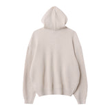 LAS Lettering Printed Hooded Zip-Up Knitwear (4 colors)