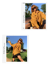 パンプキンチェックルーズフィットボクシーシャツ