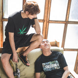 M17102 M. T-shirt. Big Weed Black