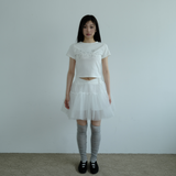 SWEAT LIL KIRI TOP _WHITE