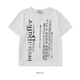 ファッドレタリング半袖Tシャツ -3C