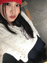 Peep Bohemian Punching Knit (2color)
