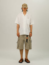 RO Pocket Circle Belted Shorts 