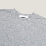 mercerized cropped long-sleeve T-shirt (4colors)