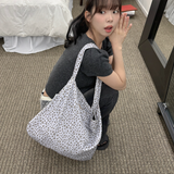 デイリーエコバッグ_コーデュロイレオパード ブルー