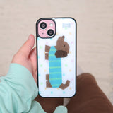 PUPPY WHITE case (glass bumper)