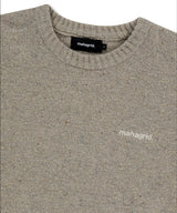 BASIC LOGO NEP KNIT SWEATER
