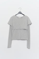 (W) オープニングレイヤードトップ(4color)
