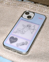 [MADE] [PHONE CASE] キューピッド (ブルー)