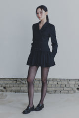 LIORA JACKET DRESS black