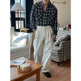 [Unisex]オムチェックシャツ(2color)