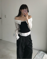 オーディナリークリーンピンタックワイドスラックス