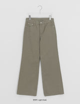 Pigenpi Cotton Semi Bootcut Pants