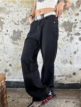 [Unisex] アンダーカッティングブーツカットパンツ