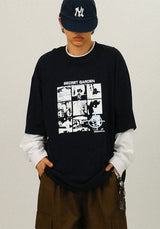 AD Secret Layered Long Sleeve T 