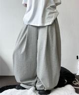 10000ソルド❤バックフロントツーピンタックバルーンオーバーパンツ🩶🖤2カラー🩶S-XL