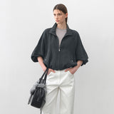 (JP-572)CREASE HIGH NECK JUMPER