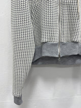 WAFFLE HOOD ZIP-UP (2C)